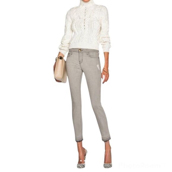 Current/Elliott Denim - Current/Elliott The Stiletto Dillon Released Hem Jean Gray Size 28